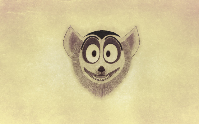 Cat big eyes smile grungy free wallpaper - medium preview image