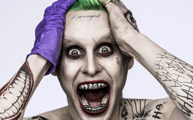 Green hair tattooed man chaos free wallpaper - medium preview image