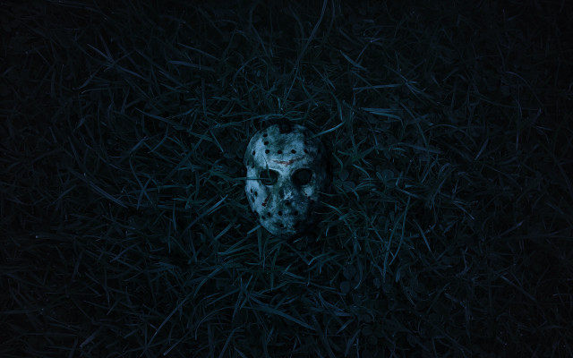Mask grass dark white symbolism free wallpaper - medium preview image