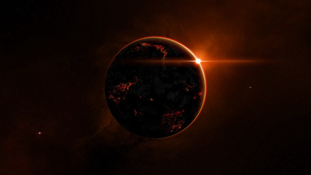 Solar eclipse black hole bright #2 free wallpaper - medium preview image