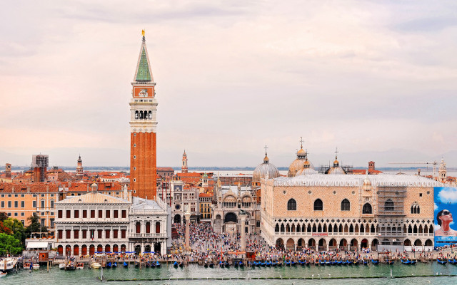 Venice renaissance mattepainting group building free wallpaper - medium preview image