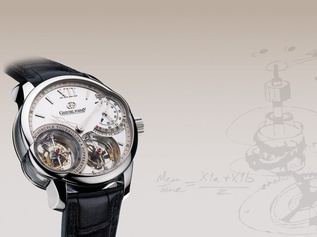 Watch white dial black leather free wallpaper - medium preview image