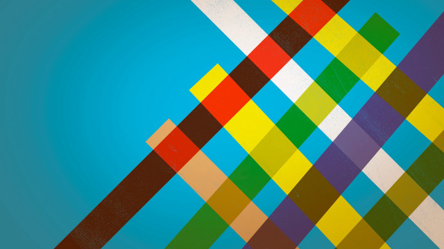 Colorful abstract painting geometric cubist free wallpaper - medium preview image