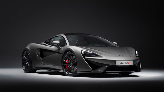 Silver sports car dark room #40 free wallpaper - medium preview image