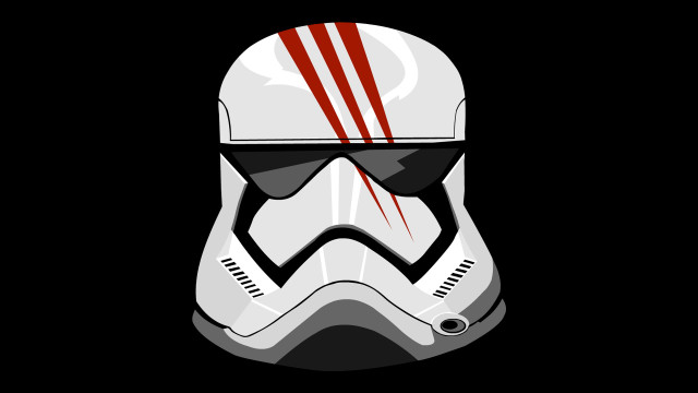 Star wars helmet red stripe #2 free wallpaper - medium preview image