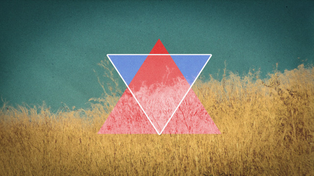 Red triangle blue triangle tall free wallpaper - medium preview image