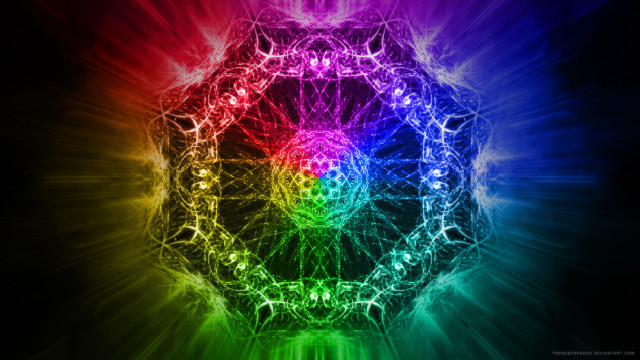 Multicolored ball light black background free wallpaper - medium preview image