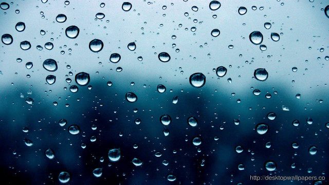 Window rain drops sky trees free wallpaper - medium preview image