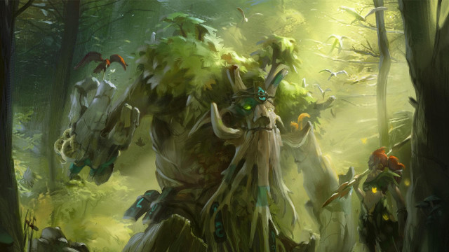 Creature woods light face hands free wallpaper - medium preview image