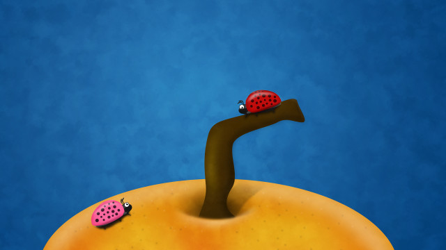 Ladybug bread ladybug back popsurrealism free wallpaper - medium preview image