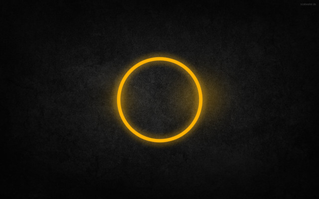 Yellow ring night sky moon free wallpaper - medium preview image