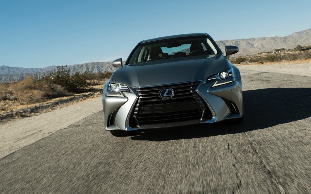 Silver car desert mountains blue free wallpaper - medium preview image