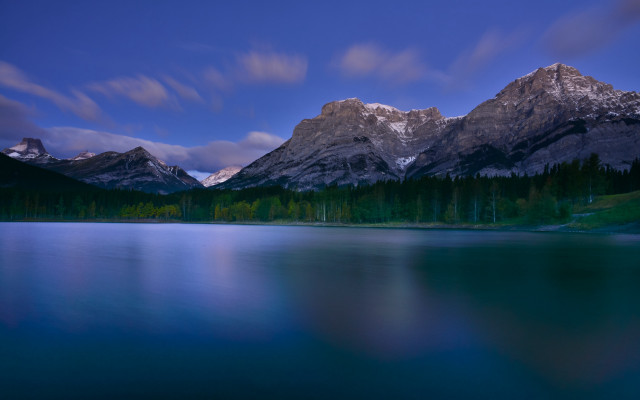 Mountain lake forest sky water #10 free wallpaper - medium preview image