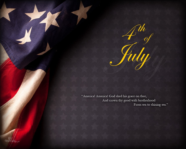 4th of july quote flag free wallpaper - medium preview image