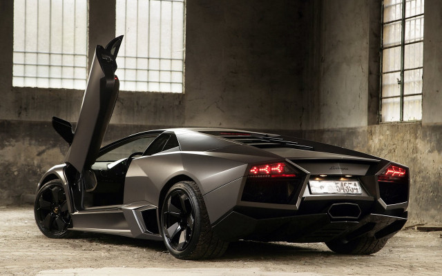 Black sports car garage door free wallpaper - medium preview image