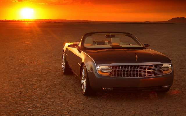 Convertible desert sunset dusk neoclassicism free wallpaper - medium preview image