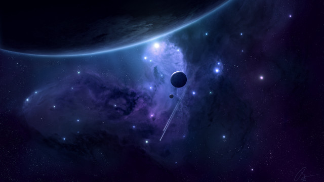 Space distant objects stars aurora #2 free wallpaper - medium preview image