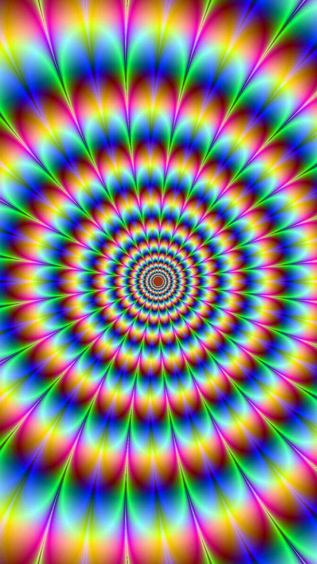 Psychedelic spiral design colorful artwork free wallpaper - medium preview image