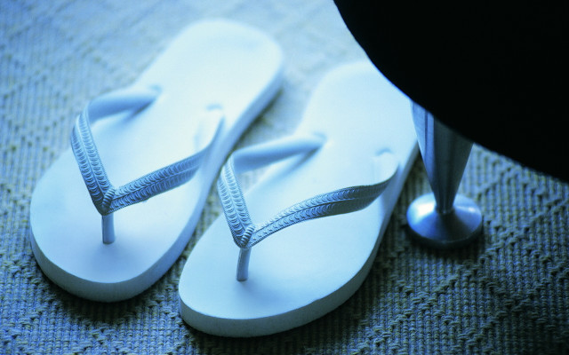 White sandals measuring tape carpet free wallpaper - medium preview image