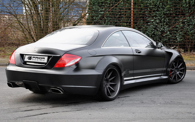 Black mercedes benz matte photorealism free wallpaper - medium preview image
