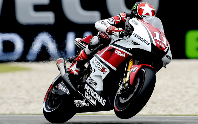 Motorcycle race track helmet photorealistic free wallpaper - medium preview image