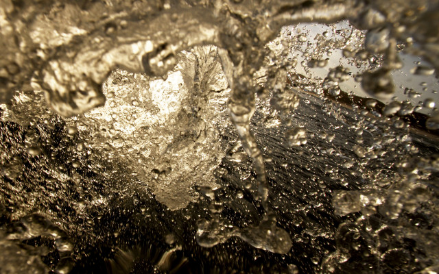 Water droplet macro abstract city free wallpaper - medium preview image