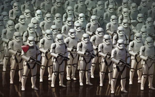 Star wars group robot skeleton free wallpaper - medium preview image