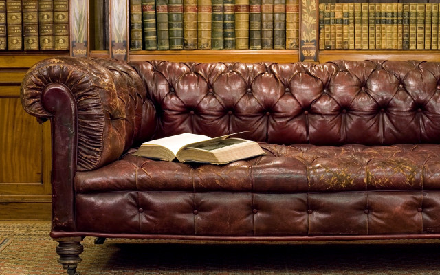 Book leather couch library arts free wallpaper - medium preview image