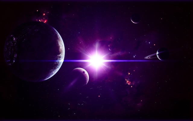 Space planet star bright light #7 free wallpaper - medium preview image