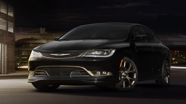 Black car parking lot night free wallpaper - medium preview image