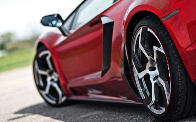 Red sports car door open #3 free wallpaper - medium preview image
