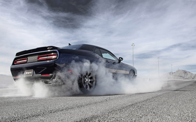Black car smoke mountains military free wallpaper - medium preview image
