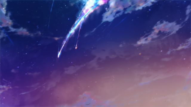 Pretty big sky stars shooting free wallpaper - medium preview image
