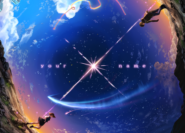 Falling person cliff sky star free wallpaper - medium preview image