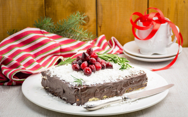Cake plate fork coffee napkin free wallpaper - medium preview image