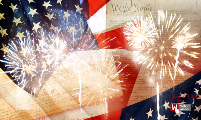 Flag fireworks declaration united states free wallpaper - medium preview image