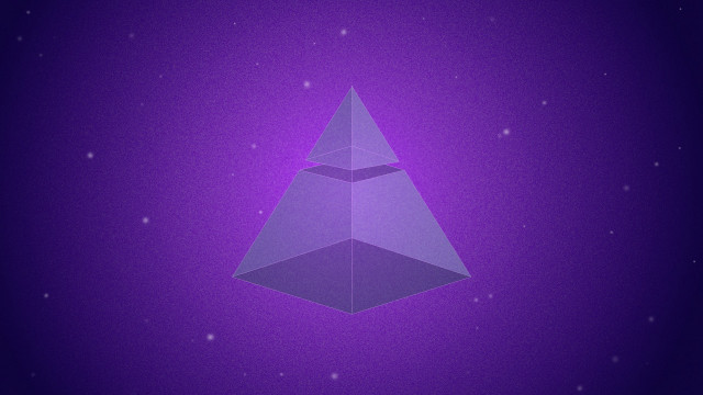 Purple pyramid starry sky fireworks free wallpaper - medium preview image