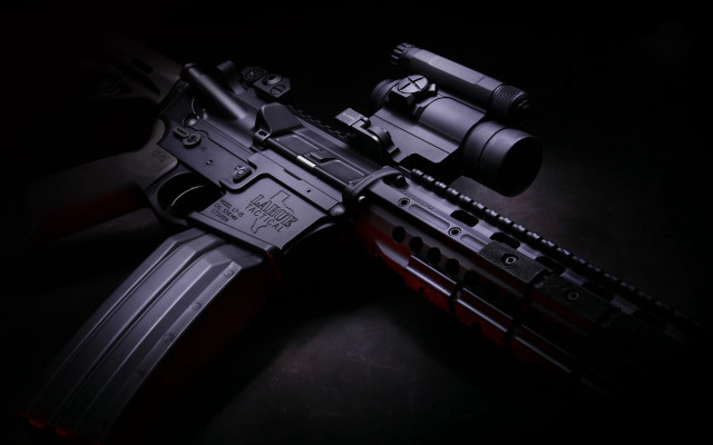 Gun scope side flashlight shallow free wallpaper - medium preview image