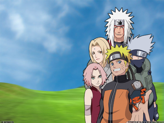 Group people grass hills sky free wallpaper - medium preview image