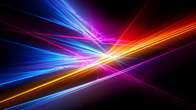 Colorful abstract background lines neon free wallpaper - medium preview image