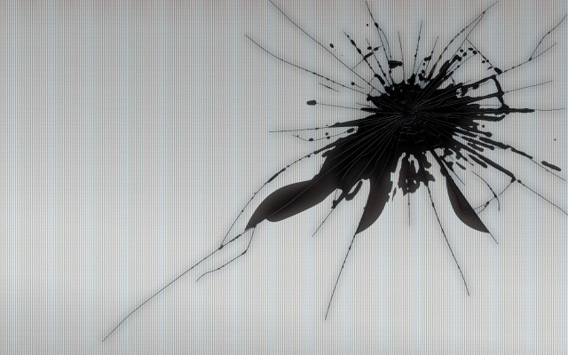 Shattered glass bw design glitch free wallpaper - medium preview image