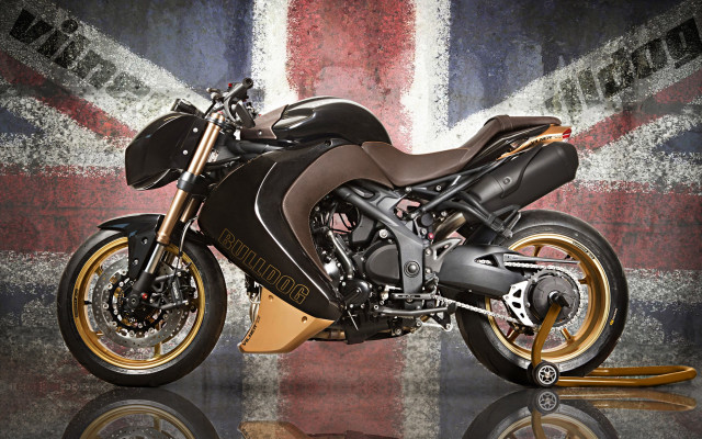 Motorcycle britishflag reflection neoclassicism digitalrendering free wallpaper - medium preview image