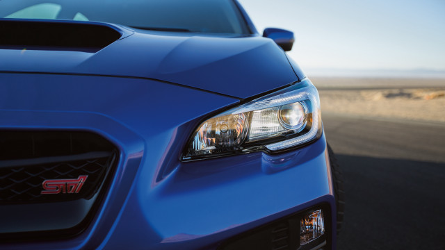 Blue car road sky desert free wallpaper - medium preview image
