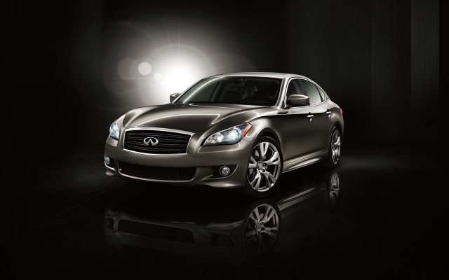 Silver car dark room light #6 free wallpaper - medium preview image
