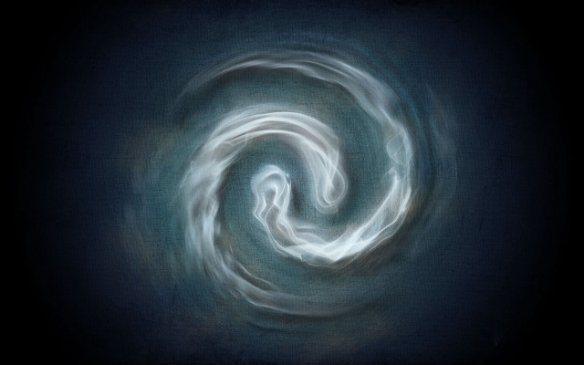 White blue swirls dark sky free wallpaper - medium preview image