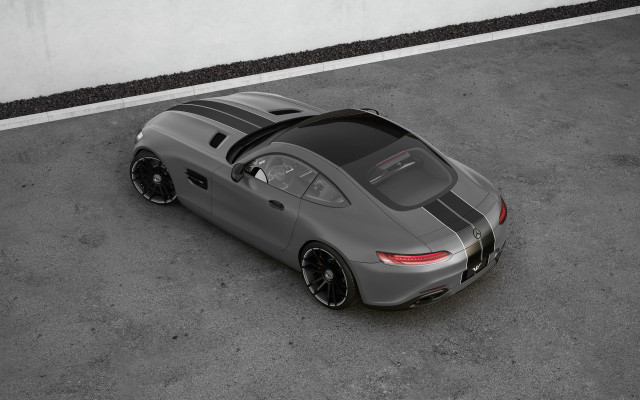 Gray sports car parking lot #2 free wallpaper - medium preview image