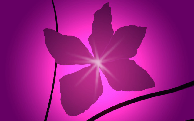 Purple flower light petals butterfly free wallpaper - medium preview image