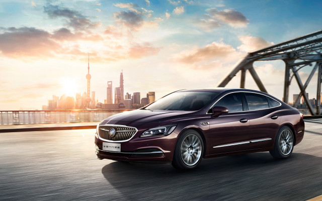 Maroon car road bridge city free wallpaper - medium preview image