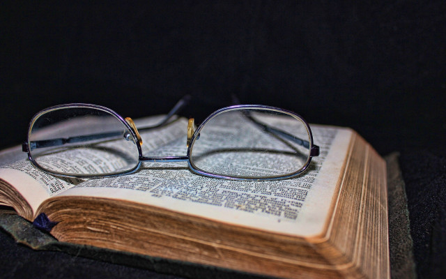 Book glasses table stock photo free wallpaper - medium preview image