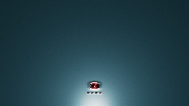 Red light dark room blue free wallpaper - medium preview image